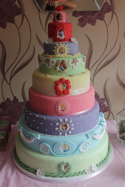 Childrens Birthday Cakes Disney Princesses Gorgeous Cakes Pretty