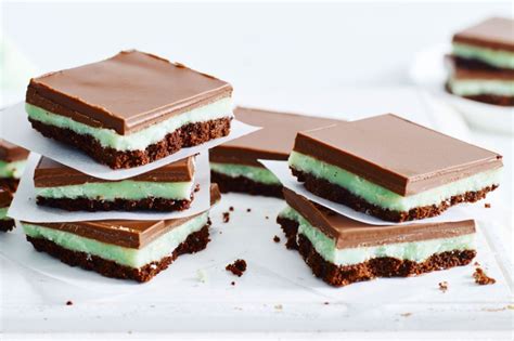 Luxuriously Classic Chocolate Peppermint Slice No Bake Recipe