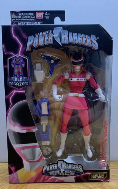 Power Rangers Legacy Space Pink Ranger Build Megazord Nib Bandai Toy Ebay