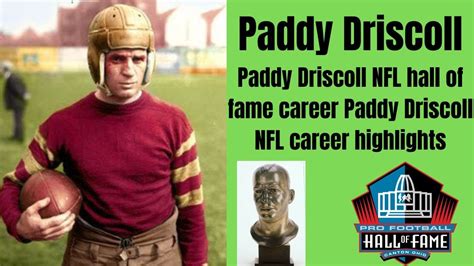 Paddy Driscoll Nfl Hall Of Fame Career Paddy Driscoll Nfl Career Highlights Youtube