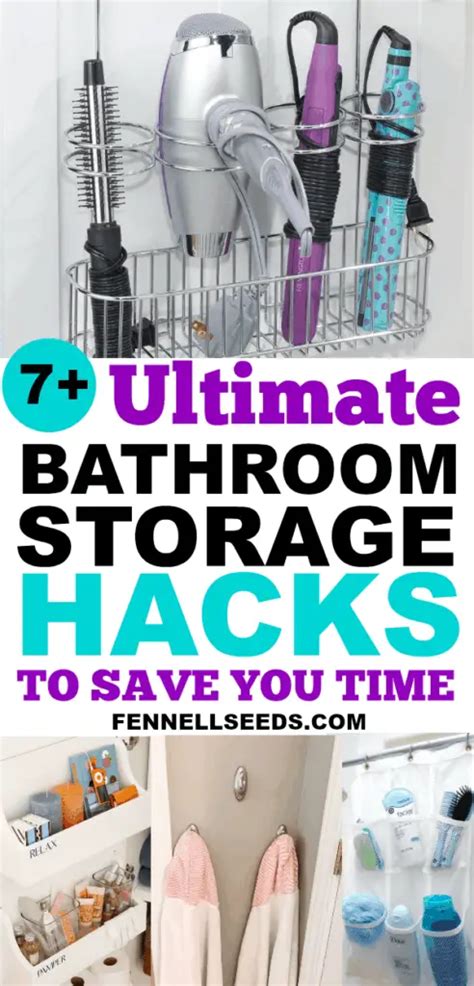 10 ultimate bathroom storage hacks to save you time