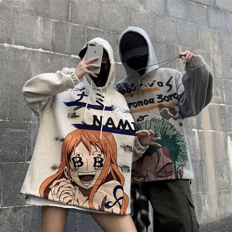 Cute Couple Hoodies Anime 2019 New Fashion Couples Men Anime Ahegao