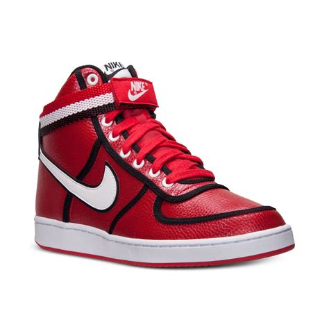 Nike Mens Vandal High Casual Sneakers From Finish Line In Red For Men