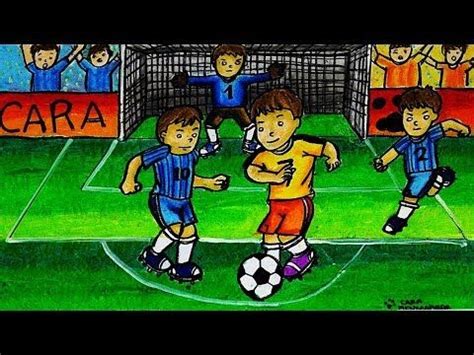 Start yang sering digunakan dalam lari estafet: Cara Menggambar dan Mewarnai Tema Olahraga Sepak Bola yang ...