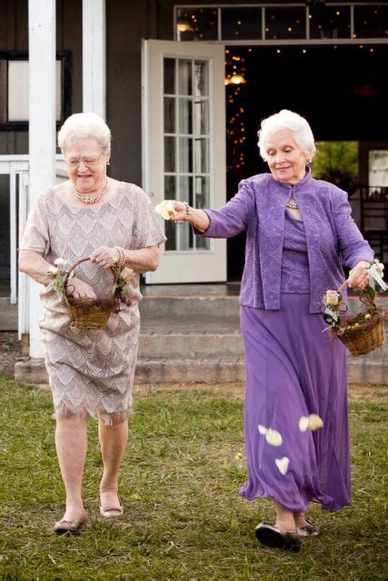 Have Grandmas As Flower Girls Wedding Inspiration