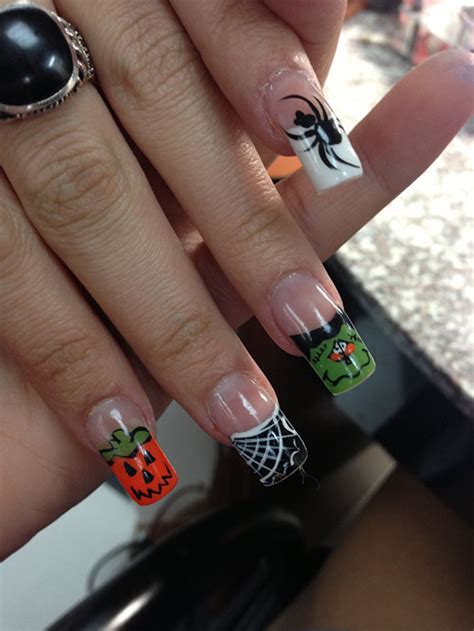 Awesome Yet Scary Halloween Nail Art Designs And Ideas 2013
