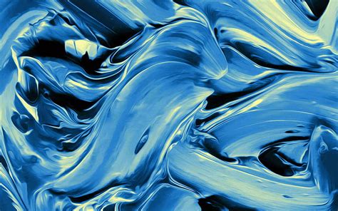 1290x2796px 2k Free Download Blue Oil Paint 3d Wave Backgrounds