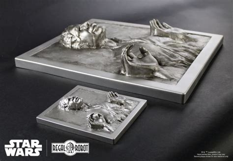 These panels are made flat so as to save on space. Regal Robot's Star Wars-inspired Han Solo Carbonite Wall ...