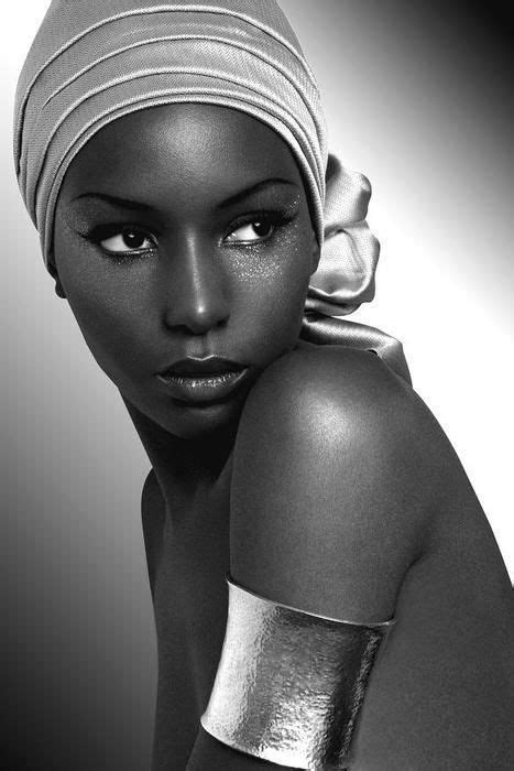 black women models face side profile blackwomenmodels black and white portraits black women