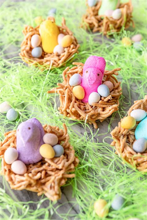 Easy Edible Birds Nests With Peeps For Easter Unsophisticook