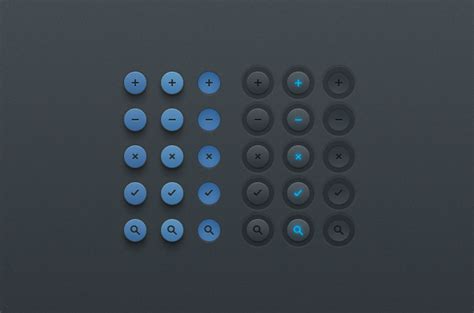25 Free And Premium Psd Buttons Sets Free Psd Templates