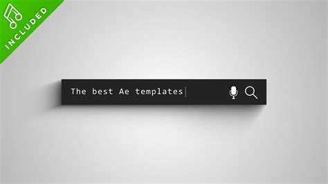 With this method you can reveal one text. Search Bar Logo Reveal After Effects Template - Eztuto Studio