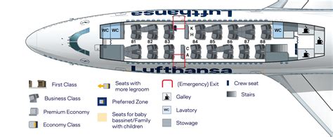 Lufthansa Premium Economy Seat Map 747 8 Tutorial Pics