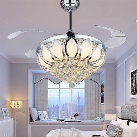 The crystal ceiling fans and crystal ceiling lights that i have reviewed will give more ambiance to your room, no pretensions, just beautiful lighting. 2017 Modern Crystal Ceiling Fan 42 Inch Invisible Blades ...