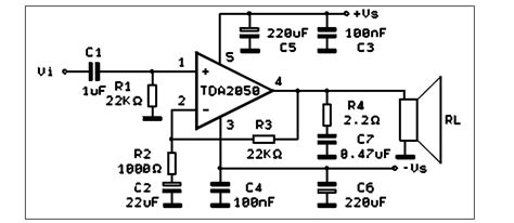 Please note that if we are connecting a big load to the output of the amplifier, a huge. TDA 2050 Gainclone ChipAmp, a classic 50 Watts HIFI class AB amplifier.