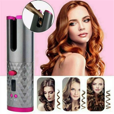 Cordless Curling Ironautomatic Hair Curlerhair Curler With Lcd