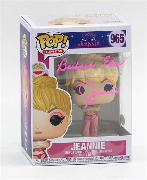 Barbara Eden Signed I Dream Of Jeannie 965 Jeannie Funko Pop Vinyl Figure Inscribed Jeannie