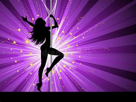 female stripper concept pole dancing girl in club stripper stock vector illustration of