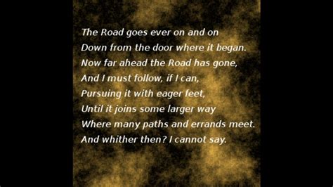 The Road Goes Ever On Youtube