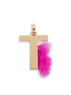 Welcome back to the quarantine series! Fendi Mink Fur-trimmed Initial Charm | ModeSens | Fur trim ...
