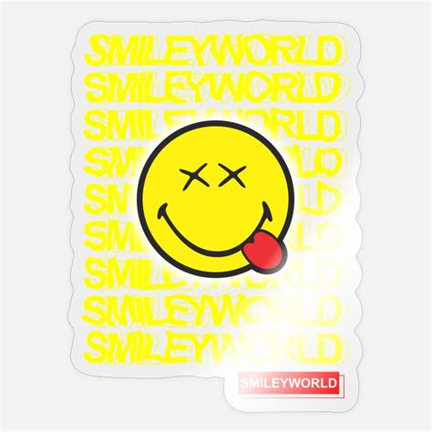 Smileyworld Stickers Unique Designs Spreadshirt