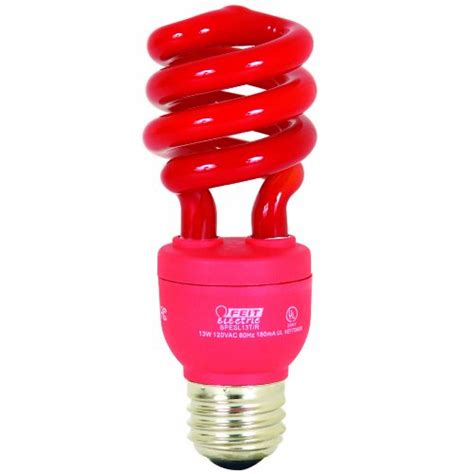 Sleeklighting 13 Watt Orange Spiral Cfl Light Bulb 120volt E26 Medium