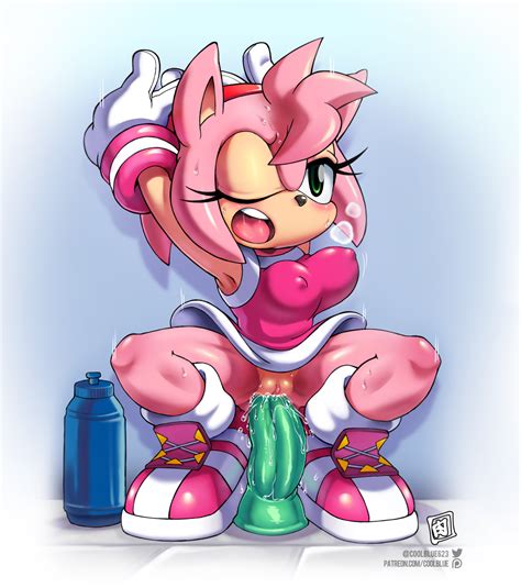 Rule 34 Amy Rose Anthro Big Breasts Breasts Coolblue Dildo Erect