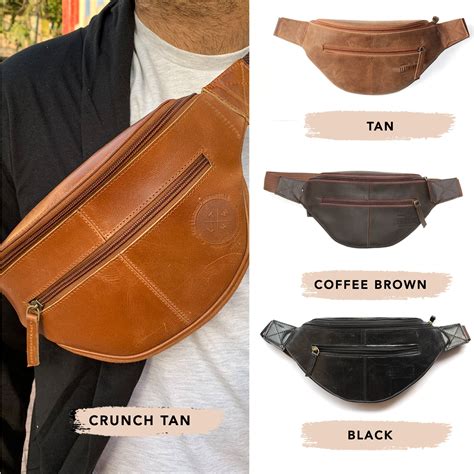 Leather Fanny Pack Belt Bag Hip Bag Bum Bag Festival Bag Etsy