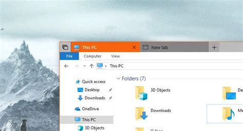 We May No Longer Get Tabs All Across Windows 10