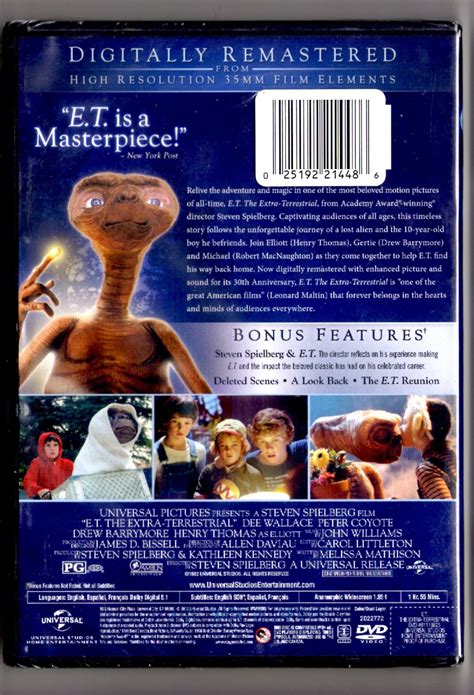 Et The Extra Terrestrial Anniversary Edition Dvd Widescreen Brand New