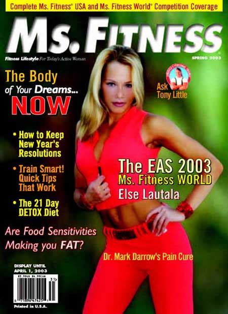 2003 Issues Of Ms Fitness® Magazine