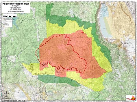 Oregon Wildfire Map Ajay Lorrie