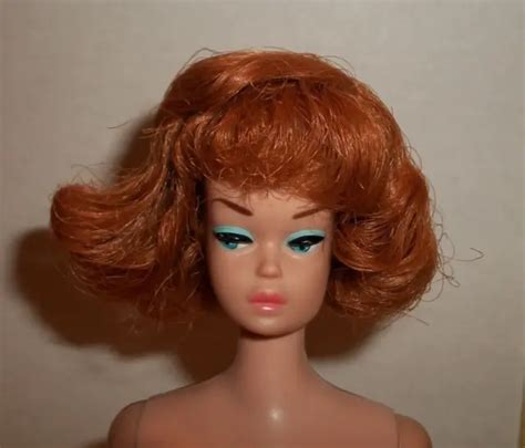 1960s Vintage Barbie Doll Titian Rare American Girl Side Part Wig Only Aga12 12499 Picclick