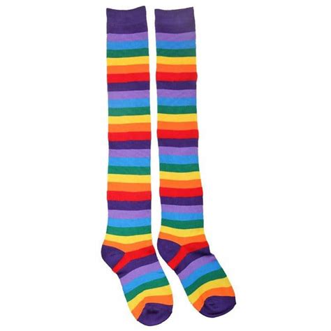 Rainbow Over The Knee Socks ⋆ Abdl Company