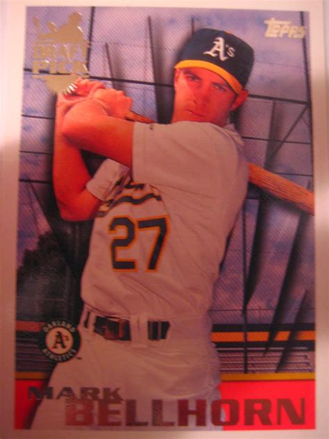 Baseball Cards Come To Life Player Profile Mark Bellhorn