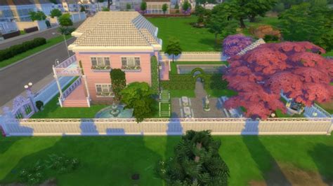Mod The Sims Pink House By Brainlet • Sims 4 Downloads