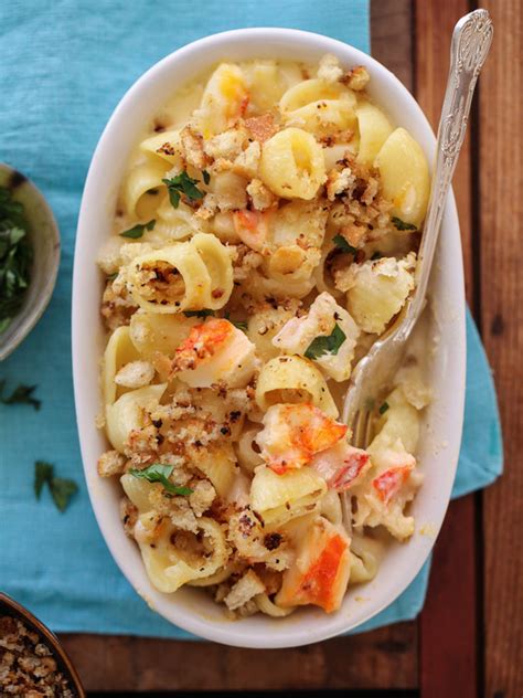 Roasted garlic mixed into the. Baked Lobster Mac and Cheese Recipe | foodiecrush