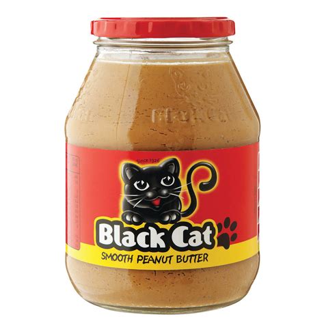 Black Cat Peanut Butter Smooth With Red Label Kosher 400g British