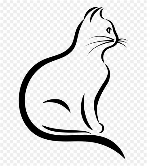 Cat Outline Clipart Transparent And Other Clipart Images On Cliparts Pub