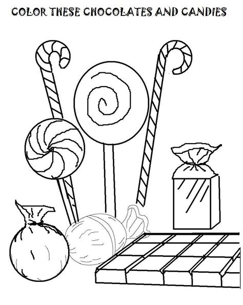 Peppermint Candy Coloring Page Sketch Coloring Page