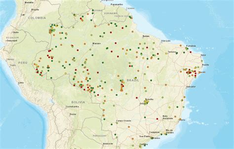American Religious Organizations Map Indigenous Peoples In Brazil And