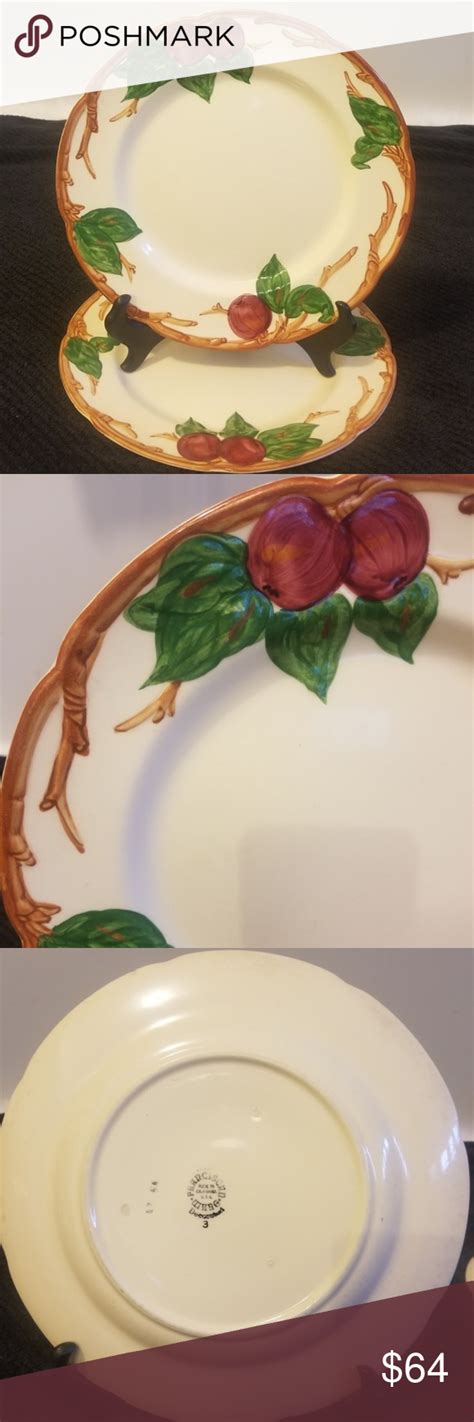 Replacements.com has been visited by 10k+ users in the past month 2 Franciscan Dinner Plates Apple England Backstamp in 2020 ...
