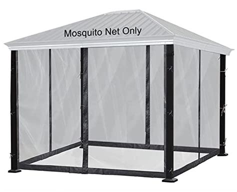 Doosarg Gazebo Mosquito Netting 10x10 Canopy Mosquito Netting