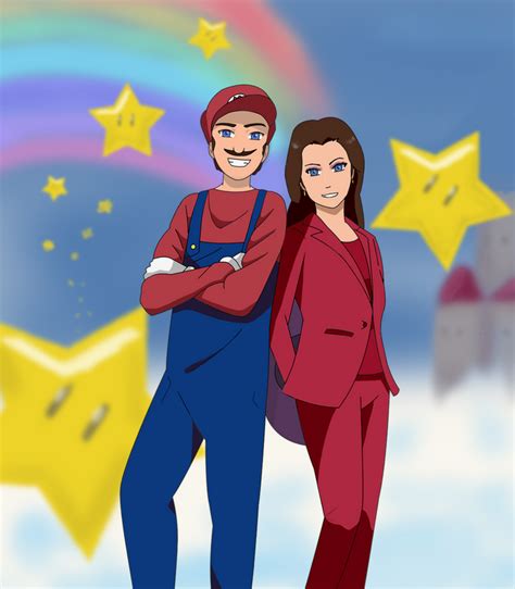 Mario And Pauline Jump Up Super Star By M8jin12 On Deviantart