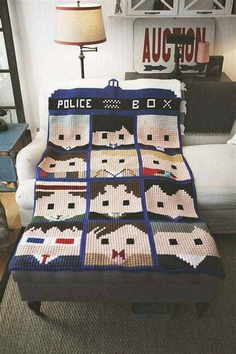 Need This Dr Who Blanket In My Life Doctor Who Crochet Crochet Geek