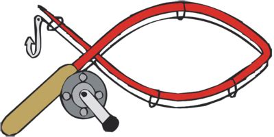 Download Fishing Pole Clipart Black And White | Free download on ...