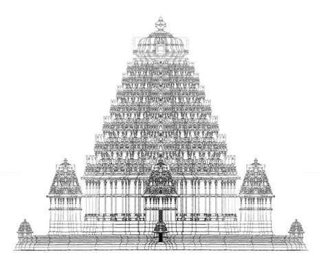Hindu Temple Building Karnataka India Indian Temple Architecture