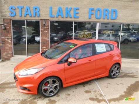 2014 Molten Orange Ford Fiesta St Hatchback 88255962