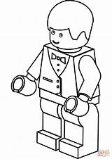 Lego Coloring Pages City Doctor Waiter Drawing Printable Color Print Stethoscope Kids Man Ninjago Categories Characters Zane Cartoon sketch template