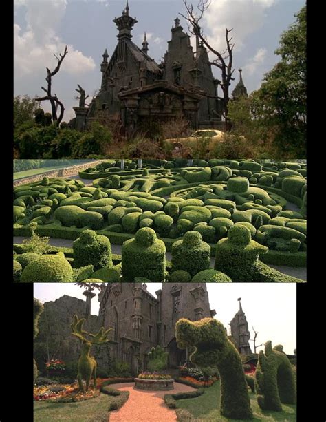 Edward Scissorhands Castle And Gardens